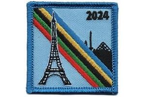 2024 Paris Olympics Eiffel Tower Embroidered Patch - Souvenir of a Lifetime