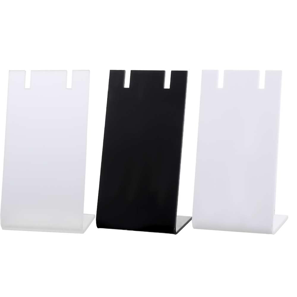 Leadigol 3PCS Earring Holder, Earring Display Stand Rack, Acrylic Earrings Display, L-Shape Earring Organizer Jewelry Displays Holders, Bracelets Organizer Jewelry Ornaments