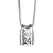 Nba-Lakers-Star Kobe Bryant Kobe Bryant Nr. 24 Jersey-Halskette Titan-Stahl-Anhänger-Schmuck