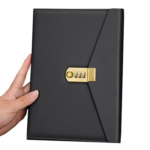 ARRLSDB Leather Locking Diary & Organizer (Black)