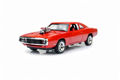 Image of 1:64 Scale Diecast Metal Muscle Car | Alloy Body Mini Collectible Cars with Smooth Wheels | Realistic Display Model & Racing Toy for Kids, Adults & Collectors (Muscle Car 1:64 Scale - Red)