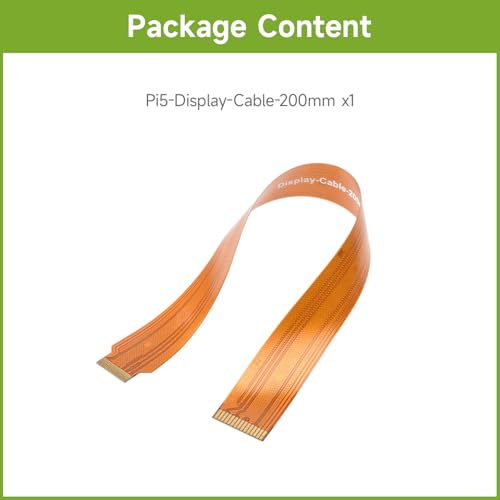 Waveshare 200mm DSI FPC Flexible Cable For Raspberry Pi 5, 22Pin To 15Pin, Suitable For DSI Display Screens