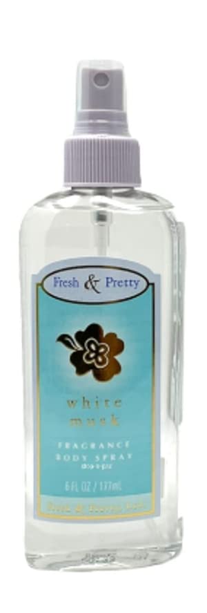 Fresh And Pretty White Musk 6oz 177ml Fragrance Body Spray