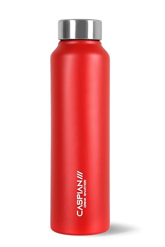 Image of CASPIAN / / / Astra ISI Certified Stainless Steel Water Bottle 1ltr.(Multicolors, 1 Litre, Set of 6) | Leak Proof Thunder for Fridge Home Office Travel School Kids Boys Girls Adults Sports Gym| BPA Free