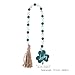 Ciieeo Patrick's Day Bead Garland with Tassels Farmhouse Shamrock Decoration for Home Lightweight Decorative Beads for Living Study and Festive Atmosphere