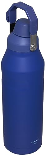Image of Stanley IceFlow Fast Flow Water Bottle 50 oz | Angled Spout Lid | Lightweight and Leakproof for Travel and Sports | Insulated Stainless Steel | BPA-Free | Lapis