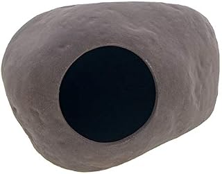 Saim Clay Hiding Cave Aquarium Decorations Breeding Cave Fish Tank Ornaments for Baby Betta Fish Amano Shrimp Cichlid Bonsai to Play, Hide and Rest