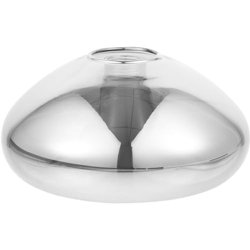 Image of Gadpiparty Ceiling Lampshade Smoke Glass Light Cover for Fixture Modern Decorative Light Shade for Dining Room Living Room Kitchen and Lighting