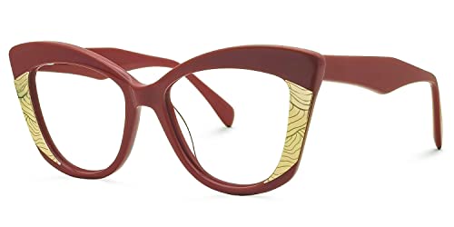 Image of Zeelool Vintage Cat Eye Blue Light Blocking Glasses for Women Amy JGA300178