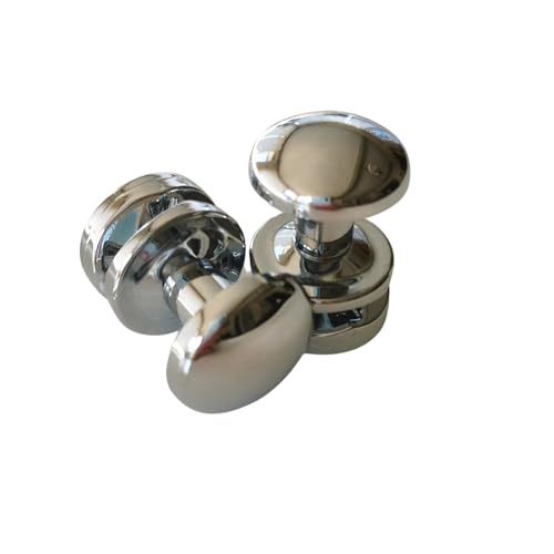 Lot de 2 patères blanches pour sèche serviette, paire de crochet pour radiateur sèche serviette (Chrome)