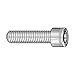 Unbrako 1106249 Alloy Steel Socket Cap Screw, Black Oxide Finish, Knurled Socket Cap Head, Hex Socket Drive, Meets ASME B18.3.1M, Right Hand Threads, M24-3 Thread Size, 40 mm Length, Fully Threaded (Pack of 10)