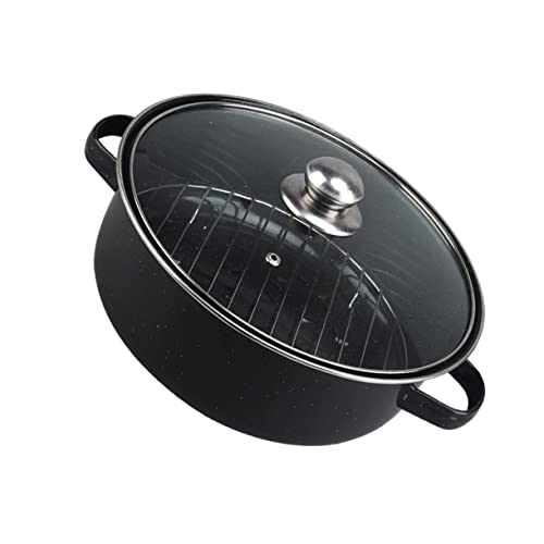 VINTORKY Electric Hotpot Pot for Diced Sweet Potatoes Roasted Chicken Wings Corn Container Even Cooking Kitchen Supply