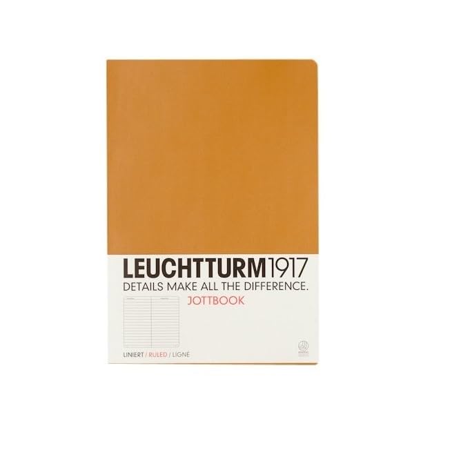 Leuchtturm1917 Jottbook Not Defteri A4, Çizgili, Karamel