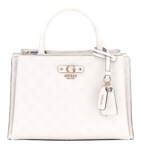 Sac GUESS Gerty Girlfriend Satchel blanc crème pour vos sorties et rendez-vous