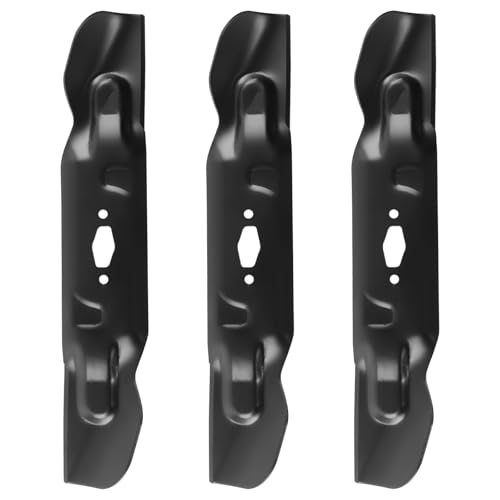 Mower Blades 3PCS 742P05086 Compatible with 54 Craftsman T3200 TT440 Z5800 Cub Cadet XT1-GT54 XT1-ST54 ZT2-54 ZTS2-54 MTD ZT1-54 Troy-Bilt Mustang Super Bronco 54K XP Z54 Deck Lawn Mower Blades