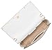 Michael Kors Mona Large East West Clutch, Optic White