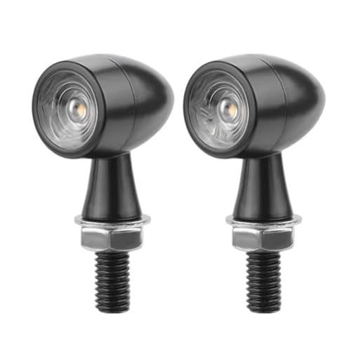 Clignotant LED de cycle 8mm et feu stop DRL pour moto