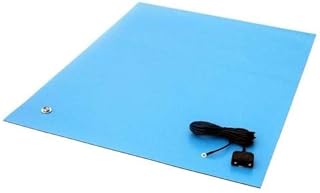 Transforming Technologies - MT3648RB - 2 Layer Rubber ESD-Safe Table Mat, Royal Blue, 36 x 48