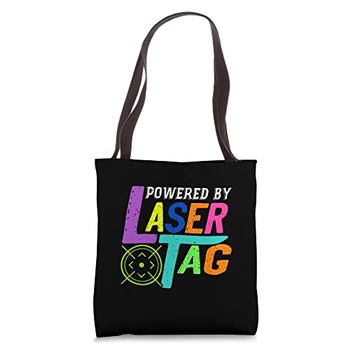 Powered By Laser Tag Light Gun Lasertag Tote Bag