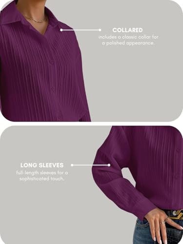 Image of GRECIILOOKS Shirt for Women | Women Shirt | Long Shirt for Women | Shirt Tops for Women | Oversized Shirt for Women