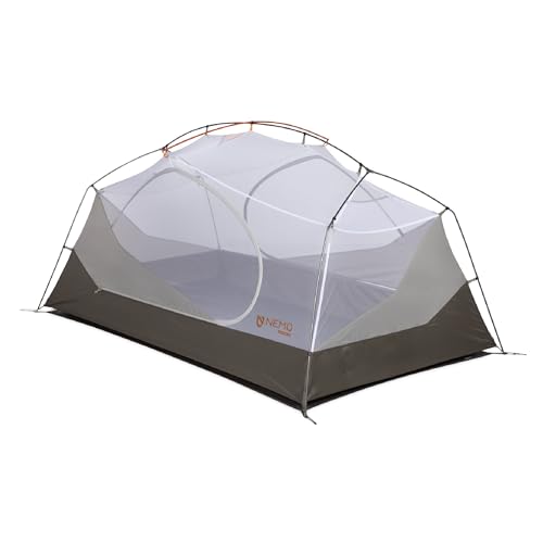 31YoJKXPcKL - NEMO Equipment Aurora Backpacking Tent & Footprint - Fog/Smokey Olive - 2-Person