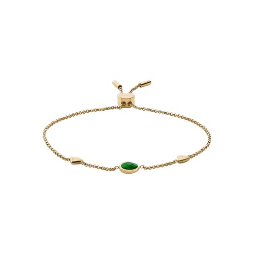 Skagen Damen Edelstahl und Halbedelstein oder Messing mit Schieberverschluss Armband – Ansicht 1