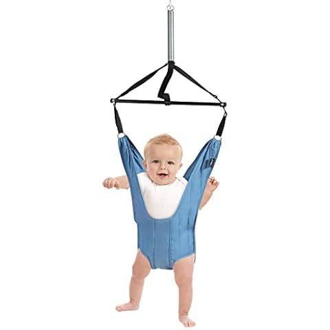COSTWAY Baby Türhopser längenverstellbar, Tür Schaukel, Türrahmen Jumper inkl. Türklammer, für Kleinkinder von 6-12 Monate (Blau) Cover
