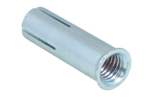 M6 M8 M10 M12 M16 Lipped Drop In Wall Wedge Expansion Anchor Masonry Brick Concrete Anchors Metric (10, M16-16mm)