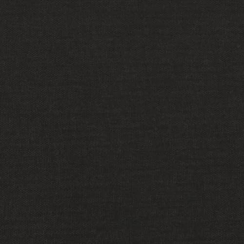 Repose-pieds noir 45 cm et table d'appoint moderne en tissu