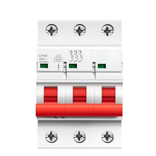 Mini disyuntor trifásico de 3 polos para la reforma del cuadro eléctrico en talleres modernos