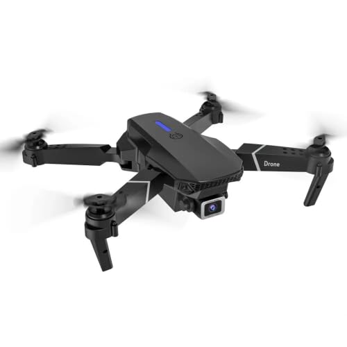 Image of SWA MI Foldable Drone with Camera | 1 Battery WiFi FPV RC Quadcopter | Altitude Hold Headless Mode One Key Take Off | 2.4GHz Remote Control | Black