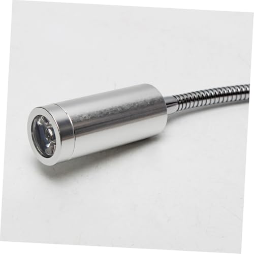 Lampe de lecture LED murale encastrable luminaire de chevet chaud orientable argent