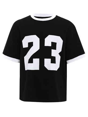 Jugaoge Short Sleeve Crewneck T-Shirts for Girls Boys Basic Tees Kids Athletic Performance Tees Summer Tops3