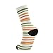 Orange Green Stripe Pattern Fashion soft crew socks running unisex-adult wicking mens black crew socks (2-Pair)