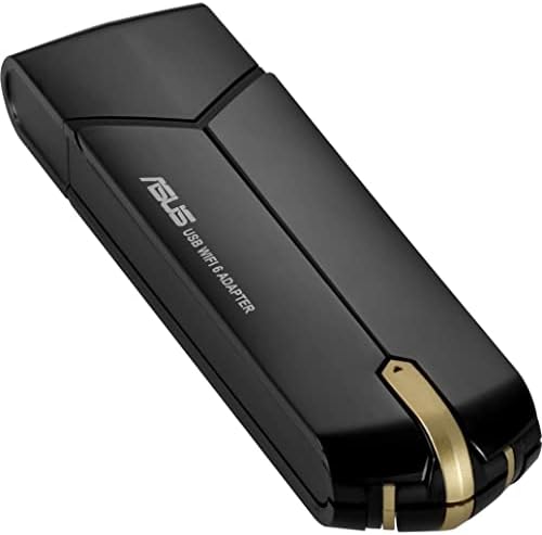 ASUS WiFi 6 AX1800 USB WiFi Adapter (USB-AX56) - Dual Band WiFi 6 Client, 2x2 Support, Gaming & Streaming, Plug-and-Play, WPA3 Network Security, MU-MIMO, Beamforming