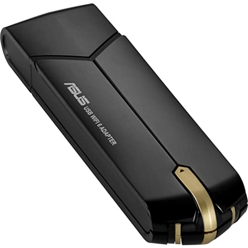 Asus Wifi 6 Ax1800 Usb Wifi Adapter (Usb-Ax56) - Dual Band Wifi 6 Client, 2X2 Support, Gaming & Streaming, Plug-And-Play, Wpa3 Network Security, Mu-Mimo, Beamforming #TOP3