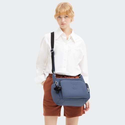 KIPLING Utilitaire amant bleu sac nylon déperlant multi-poches