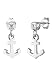 Produktbild Elli Ohrringe Damen Anker Maritim Trend mit Zirkonia Kristalle in 925 Sterling Silber