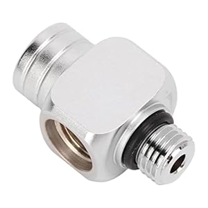 Messing Verchroomd Duiken Eerste Trap High Press 1 Naar 3 Adapter High Press Device Adapter 7/16‑20