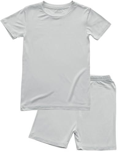 Image of BABY 2T-10Y Toddler Kids Girls Boys Soft Comfy 2pcs Set Short Sleeve Shirts and Pants Sets