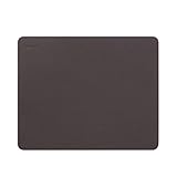 Nekmit Leather Mouse Pad with Waterproof Coating, Non Slip Base, Brown - New Version