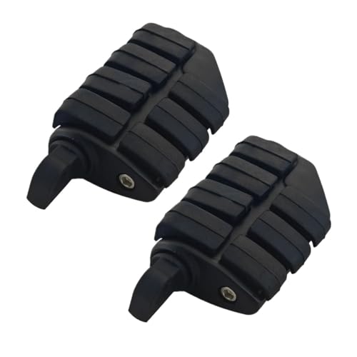 Chevilles repose-pieds de moto noires 10mm avec finitions haute résistance
