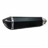 Tuyau D'échappement De 470Mm Long Et 51Mm Diamètre avec Silencieux Moto pour Yamaha TMAX 500 530