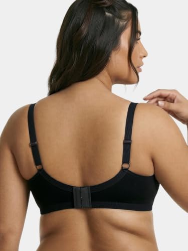 Image of Enamor Bamboo Cotton IB26, Women's Full Support Bra - 3X Softer, 4X More Absorbent, Antimicrobial, Non-Padded, Wirefree, High Coverage