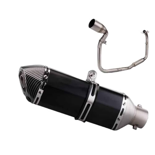 Silenciador 370mm Benelli TNT 125 sistema de escape completo con colector central 1