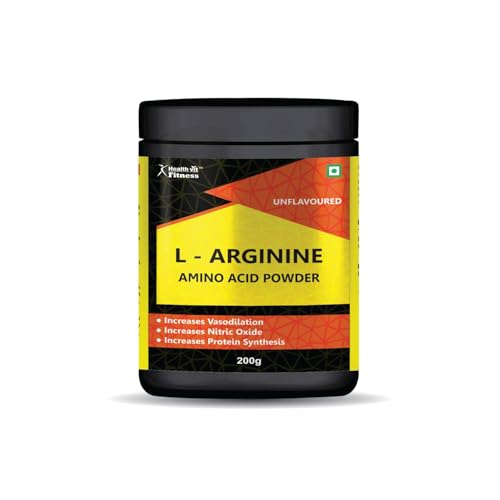 Healthvit Fitness L-Arginine Amino Acid Powder 200GM – Unflavored