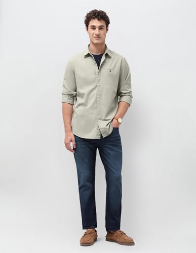Image of U.s. Polo assn. Denim co. Men's Regular fit Twill Shirt