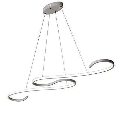 Plafonniers créatifs en acrylique et lustre LED luxe pour restaurant