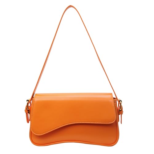 Image of PU Leather Tote Bag for Women with 2 Removable Straps and Zipper Closure