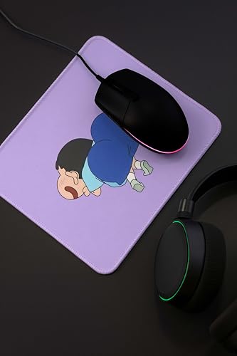 Image of Mouse Pad for Laptop & Desktop | 9x7 Inch Anti-Fray Stitched Edges | Non-Slip Rubber Base | Desk Setup Accessory for Students, Gamers & Professionals (Shinbun)